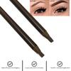 2pcs Waterproof Eyebrows Pencil Microblading Eyebrow Pen Pull Cord Peel-off Brow Pencil for Creating Long-Lasting Clear Wild Eyebrows, Brow Permanent Makeup (2pcs Brown) view 4