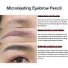 2pcs Waterproof Eyebrows Pencil Microblading Eyebrow Pen Pull Cord Peel-off Brow Pencil for Creating Long-Lasting Clear Wild Eyebrows, Brow Permanent Makeup (2pcs Red) view 4