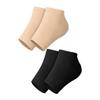 BIUDECO Moisturizing Heel Socks for Cracked Feet 2 Pairs Silicone Foot Care Socks Open Toe Design Elastic Gel Heel Sleeves for Overnight Repair for Dry Skin and Plantar Fasciitis Relief view 1