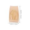 BIUDECO Moisturizing Heel Socks for Cracked Feet 2 Pairs Silicone Foot Care Socks Open Toe Design Elastic Gel Heel Sleeves for Overnight Repair for Dry Skin and Plantar Fasciitis Relief view 2