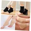 BIUDECO Moisturizing Heel Socks for Cracked Feet 2 Pairs Silicone Foot Care Socks Open Toe Design Elastic Gel Heel Sleeves for Overnight Repair for Dry Skin and Plantar Fasciitis Relief view 3
