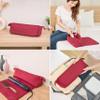 BAREFOOT CARIBOU Hair Tools Travel Bag and Heat Resistant Mat for Flat Irons, Straighteners, Curling Iron, and Haircare Accessories, 2-in-1 design, with Interior Pockets, Portable Organizer (Burgundy) view 3