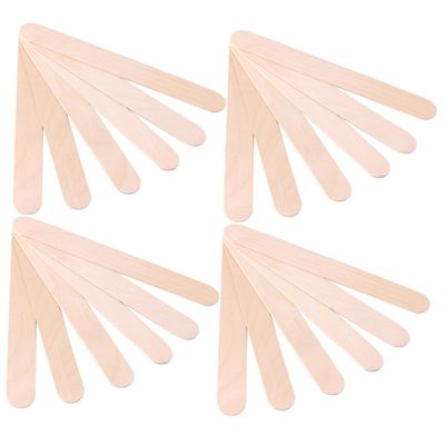 Garneck 200Pcs Wax Applicators Portable Wax Sticks for Hair Removal Body Care Multi Function Spatulas for Lotion Application Flexible Easy to Use