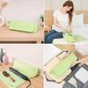 BAREFOOT CARIBOU Hair Tools Travel Bag and Heat Resistant Mat for Flat Irons, Straighteners, Curling Iron, and Haircare Accessories, 2-in-1 design, with Interior Pockets, Organizer (Apple Green) view 3