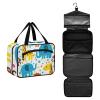 miaozhen Trendy Polka Dot Animal Elephant Giraffe hanging makeup bag for travel with hook, designer cute for dad maleta para maquillaje L view 2