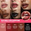 3PCS Black Lip Liner and Lipstick Set  Bold Matte Lipstick, Precision Liner & High-Shine Gloss for Gothic, Halloween, Cosplay & Editorial Looks  Long-Lasting, Smudge-Proof Lip Makeup Kit (Black) view 4