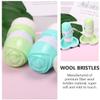 DONFAMDS Double-Headed Rose Face Wash Brush Facial Cleansing Tool for Deep Cleaning Heart-Shaped Stand for Womens Skincare Routine view 3