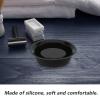 BIUDECO Shaving Bowl Mug Durable Silicone Shaving Holder for Men Lightweight and Portable Efficient Lather Production for Travel and Home Use view 3
