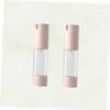 DECORNIJIA 15ml Pink Vacuum Lotion Dispenser Bottle 2pcs Press Pump Bottles for Makeup Travel Size Cosmetic Containers view 2