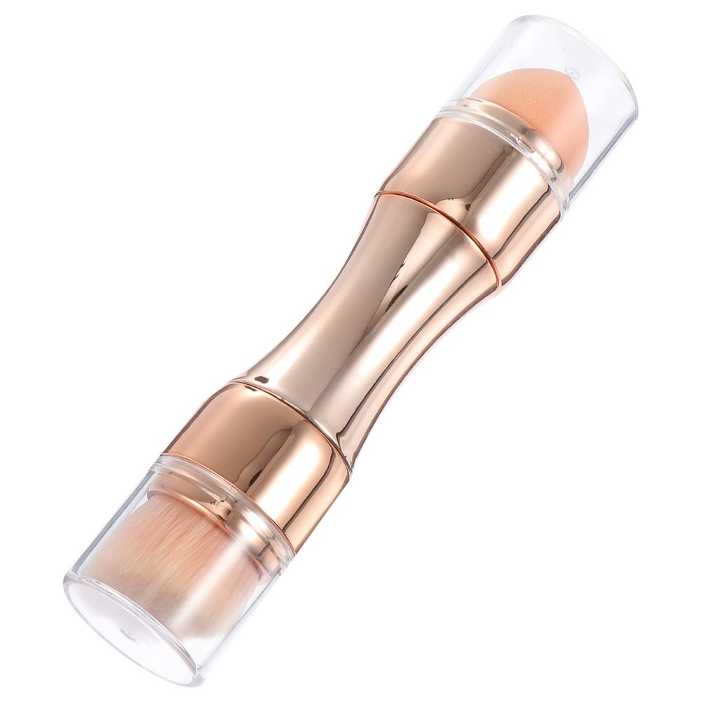 ARTSEWPLY Portable Makeup Brush Set Dual Ended Foundation Lip and Blush Brushes for Travel and Everyday Use