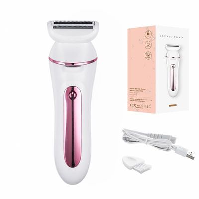 Luxtrim Pro Shaver- Smooth Electric Shaver, Rechargeable, Gentle, Waterproof, Best Women's Body Electric pro Razor, Perfect for Legs, Underarms & Bikini line (Pink)