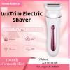 Luxtrim Pro Shaver- Smooth Electric Shaver, Rechargeable, Gentle, Waterproof, Best Women's Body Electric pro Razor, Perfect for Legs, Underarms & Bikini line (Pink) view 2