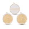 3 Pack Natural Loofah Face Scrubber, Women Facial Pad, Loofa Face Exfoliator Scrubber, Exfoliating Loofah Sponges for Shower Face view 1