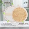 3 Pack Natural Loofah Face Scrubber, Women Facial Pad, Loofa Face Exfoliator Scrubber, Exfoliating Loofah Sponges for Shower Face view 4