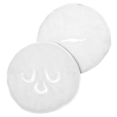 CTIRCHIU 2pcs Face Mask Towels Soft Coral Fleece Steam Mask for Face Hot Cold Compress for Skincare Versatile Makeup Removal Towels Two Styles for Facial Care