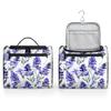 Adornori Lavender Purple Summer Travel Toiletry Bag for Men and Women, Large Hanging Makeup Bag Organizer Toiletries Bag for Travel, Cosmetic Bag with Handle view 4