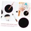DONFAMDS 4pcs Makeup Brush Cleaning Sponge Safe Healthful Eye Shadow Brush Cleaning Box view 3
