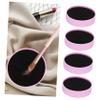 DONFAMDS 4pcs Makeup Brush Cleaning Sponge Safe Healthful Eye Shadow Brush Cleaning Box view 4