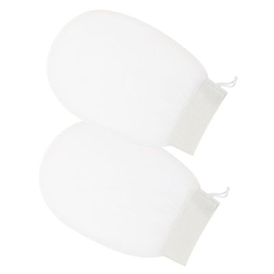 ARTSEWPLY 2pcs Exfoliating Mitts for Bath Bathing Gloves Gentle Massage for Body Skin Cleaning