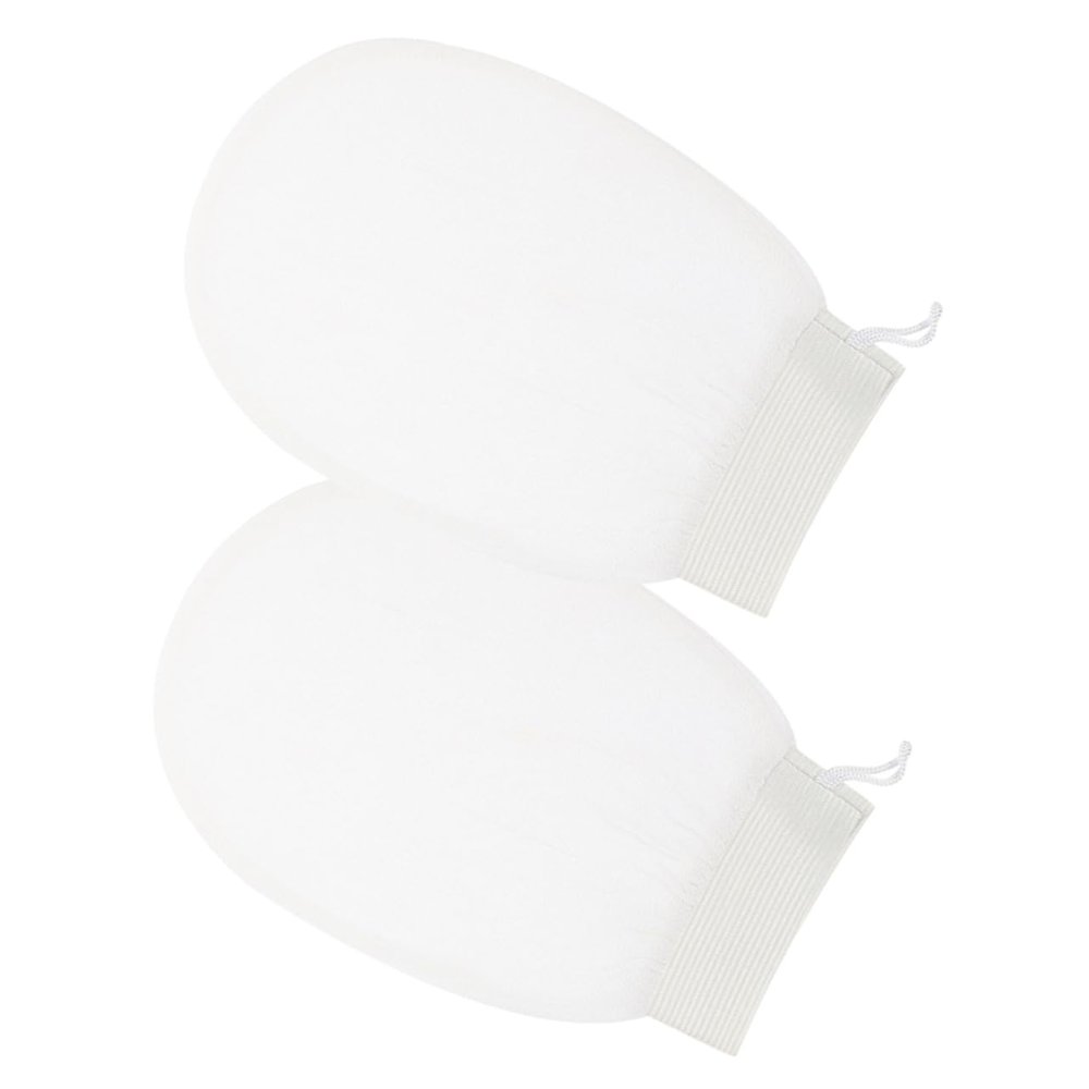 ARTSEWPLY 2pcs Exfoliating Mitts for Bath Bathing Gloves Gentle Massage for Body Skin Cleaning