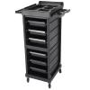 Beauty Rolling Trolley Cart Equipment Mobile Salon Spa Service Cart with 6 Drawers Lockable Hair Storage Cabinet Barber Organizer Station Hairstylist Trolley for Beauty Tattoo Hairdressing view 1