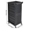 Beauty Rolling Trolley Cart Equipment Mobile Salon Spa Service Cart with 6 Drawers Lockable Hair Storage Cabinet Barber Organizer Station Hairstylist Trolley for Beauty Tattoo Hairdressing view 2