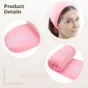 24 Pack Adjustable Spa Hair Bands With Closure, Stretchy Makeup Headbands For Skincare, Yoga, And Fitness view 3