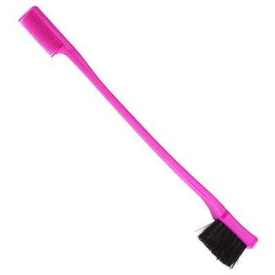 DEARMAMY 3pcs Double-head Eyebrow Brush Comb Grooming Tool for Women Girls Eyebrow Brush Comb Rosy