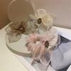 MDHCOP Hair Ties,Scrunchies, Hair Ornaments Sweet Yarn Diamond Buckle Hair Rubber Band Hair Rope Headdress view 3