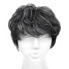 Short Grey Bob Wig For Women, Pixie Cut, Glueless Human Hair With Adjustable Fit And Mesh Design view 1