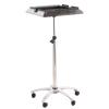 Salon Trolley Hair Dyeing & Perming Tool Rack with Adjustable Height, Rolling Barber Cart Storage Buckets, Extension Tray, for Salons Spas view 1