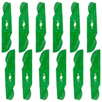 Caltric 54in Deck High Lift Blades Compatible with MTD Compatible with Cub Cadet Compatible with Troy-Bilt 490-110-C194 490110C194