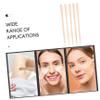 ELAYARD 100 Pcs Wax Applicators for Hair Removal Irregular Wooden Wax Sticks Disposable Body Waxing Rods for Women for Spa and Home Use view 4