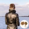 ARTSEWPLY 2pcs Messy Bun Hairpiece Curly Updo Extensions for Effortless Chignon Look Made High Temperature for Weddings Dates and Everyday Style view 2