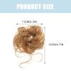 ARTSEWPLY 2pcs Messy Bun Hairpiece Curly Updo Extensions for Effortless Chignon Look Made High Temperature for Weddings Dates and Everyday Style view 3