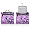 Adornori Valentine's Day Pink Purple Heart Travel Toiletry Bag for Men and Women, Large Hanging Makeup Bag Organizer Toiletries Bag for Travel, Cosmetic Bag with Handle view 4