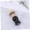 DEARMAMY 1pc Men's Shaving Brush for Beard Care Comfortable Handle for Daily Grooming Essential Tool for Professionals and Home Use for view 2