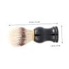 DEARMAMY 1pc Men's Shaving Brush for Beard Care Comfortable Handle for Daily Grooming Essential Tool for Professionals and Home Use for view 4