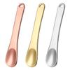 3 Pcs Skin Care Cosmetic Spoon Reusable Facial Applicator Cosmetics for Facial Eyebrow, Lip, Nose Wax Applicator Scraper Craft Applicator Sticks for Skin-Spa Home Usage view 1
