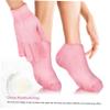 DECOMELODY Spa Moisturizing Socks and Gloves Set 2 Pairs Pink Hydrating Foot Care and Skin Care Comfortable Moisturizing Socks for Dry Skin for Home Use view 2