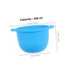ARTSEWPLY 2pcs Silicone Bowl Liner for Wax Warmer Hair Removal Wax Pot Replacement Reusable Easy to Clean view 2
