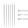 VOJO Piercing Ball Grabber Tool Kit 16G,18G Stainless Steel Flat Back Earrings Applicator with Threaded & Threadless Insertion Pins for Ear Nose Lip Body Jewelry Changes (Piercing Tapers) view 1
