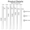 VOJO Piercing Ball Grabber Tool Kit 16G,18G Stainless Steel Flat Back Earrings Applicator with Threaded & Threadless Insertion Pins for Ear Nose Lip Body Jewelry Changes (Piercing Tapers) view 2