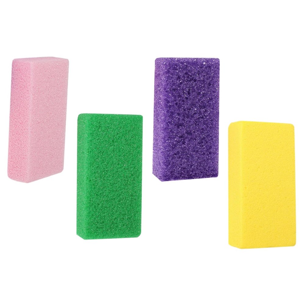 ARTSEWPLY 4pcs Foot Care File Tool Pumice Stone Foot Grinder Pedicure Exfoliating Trimmer