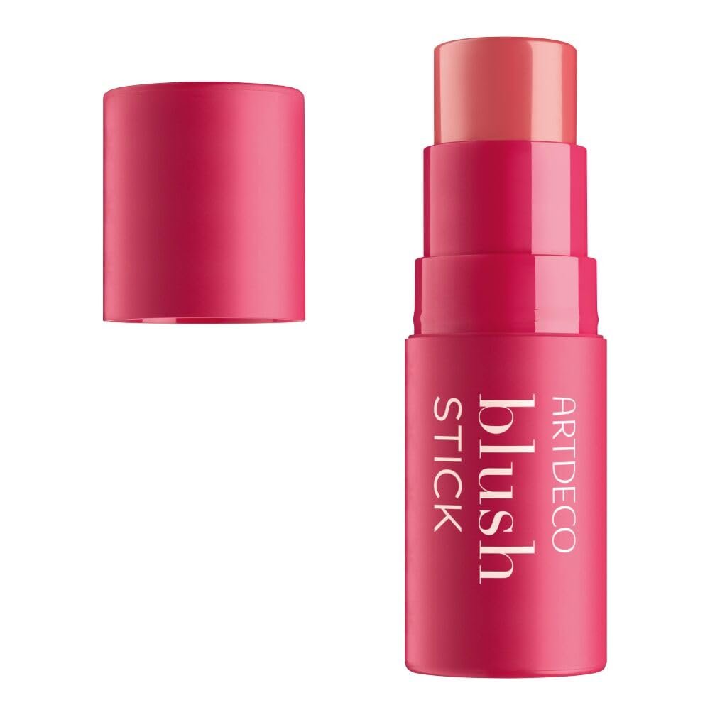 ARTDECO Blush Stick Pink Dahlia  Cream Blush with Buildable Color  Easy to Blend Makeup Stick for a Fresh & Natural Finish  Vegan & Cruelty Free  0.17 oz