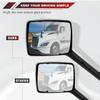 Sterlix Chrome Hood Mirror for Kenworth T680 2022 2023 2024 Replacement Passenger Right Side OE Kenworth T680 Mirror Accessories view 3