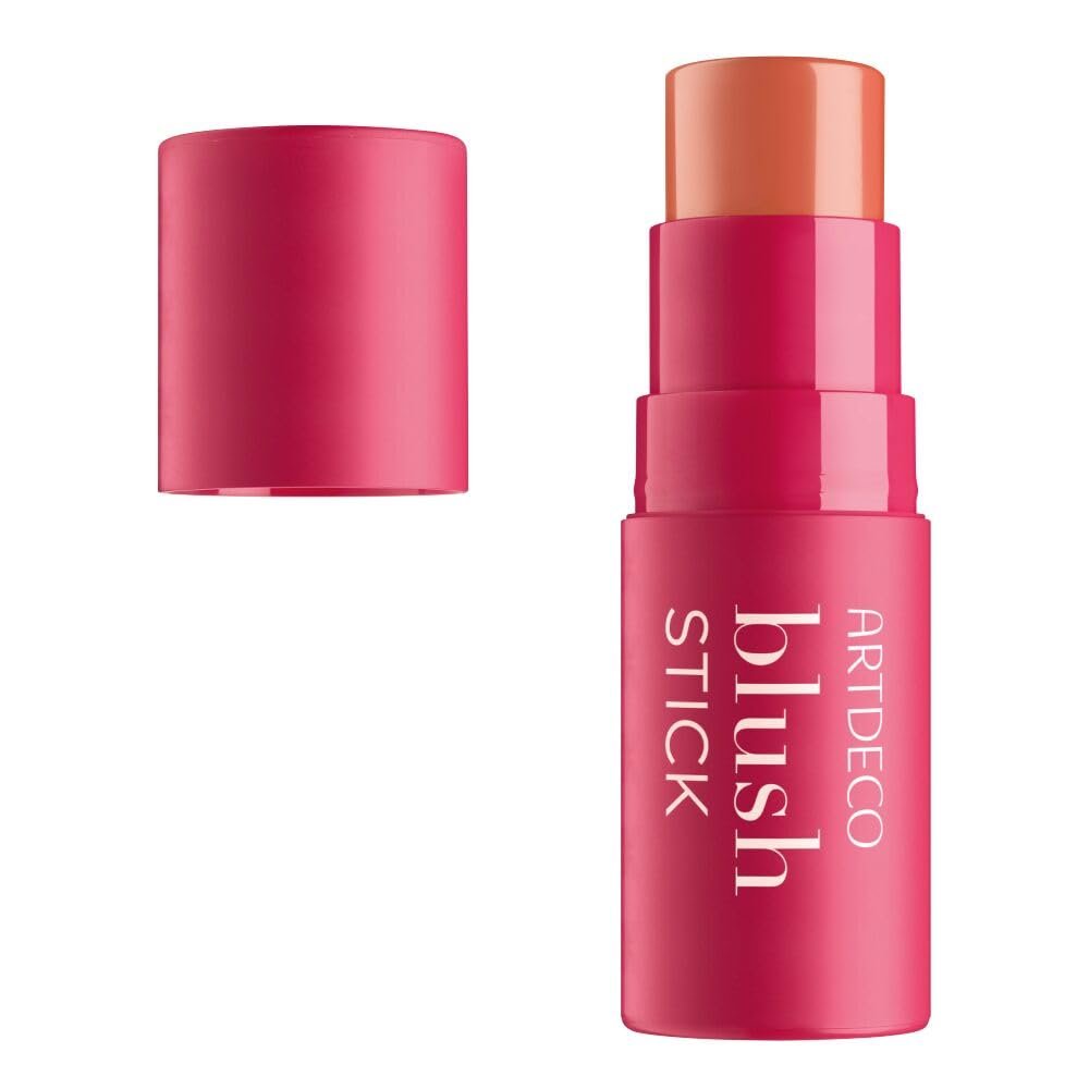 ARTDECO Blush Stick Peach Babe Cream Blush with Buildable Color Easy to Blend Makeup Stick for a Fresh & Natural Finish Vegan & Cruelty Free 0.17 oz