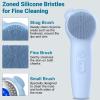 Facial Cleansing Brush, Urbuti Electric Facial Exfoliating Massage Brush with 5 Adjustable Speeds, IPX7 Waterproof Rechargeable Face Scrubber for Deep Cleaning,Removing Blackhead, Face Massaging view 2