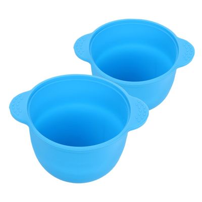 DONFAMDS 2pcs Silicone Wax Warmer Liners Reusable Wax Melt Bowls for Hair Removal and Waxing Portable and Waxing Machine Accessories for Smooth Skin Care