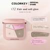 COLORKEY 3D Sculpting Contour Palette, 4-Color, High Capacity, Highlighter, Blush, Shadow, Translucent, Youthful Glow, Long-Lasting, Fine Texture (02) view 2